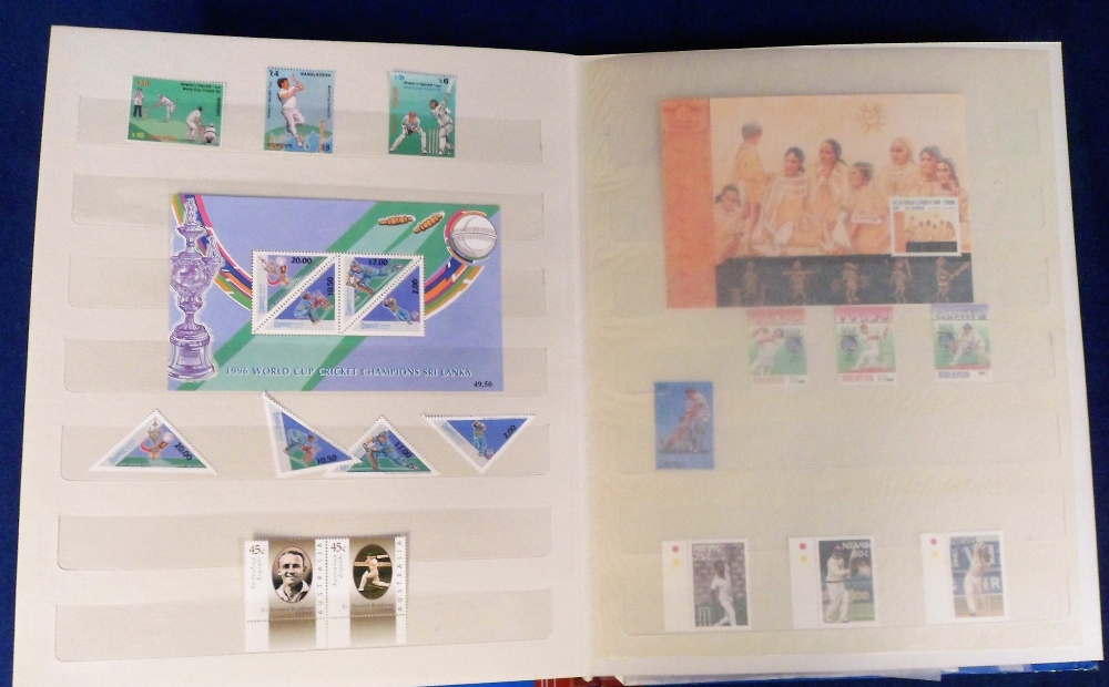 Stamps, World thematic sport collection, mainly cricket, housed in 4 stockbooks including South - Image 4 of 4