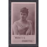 Cigarette card, Muratti, Actresses, Collotype, 'P' size, type card, Mdlle. De La Porte (gd) (1)