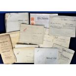 Documents, 11 vellum and paper documents relating to Spalding in Lincolnshire, 1736-1905 to