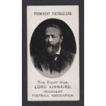 Cigarette cards, Taddy, Prominent Footballers (No Footnote), Football Officials, set of 15 cards