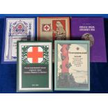Postcard Reference, 5 lavishly illustrated hard backed Russian postcard reference books with Russian