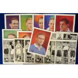 Trade cards, Topical Times, Footballers - Special Issue (Coloured, 253mm x 190mm) (set, 8 cards) &