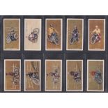 Cigarette cards, Pattreiouex, Dirt Track Riders (Coloured) (set, 50 cards) (gd/vg)