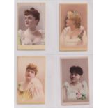 Cigarette cards, USA, S.W. Venable, Actresses - Burdick 359, ref N280, large size, 100-102mm x 60-