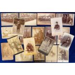 Photographs, Military, 32 cabinet cards showing Chelsea Pensioners, Scottish and other troops,