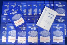 Football programmes, Peterborough United, a collection of 30 programmes, 1961/62 with set of 23