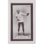 Cigarette card, Hudden's, Famous Boxers, type card, no 17 The Dixie Kid (vg) (1)