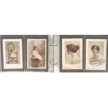 Postcards, Theatre, a good collection of approx. 310 Edwardian actresses in 2 modern albums. Cards