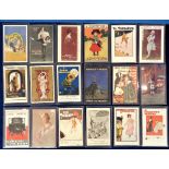 Postcards, Theatre, a selection of 30 theatre advertising cards, artists include Morrow, Hassall,