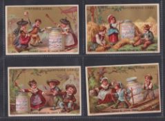 Trade cards, Liebig, Scenes of People in Alsace, ref S65, Belgian edition (set, 10 cards) (gd)