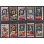 Cigarette cards, USA, Allen & Ginter, Flags of the States & Territories, 10 cards, Alabama,