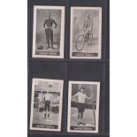 Cigarette cards, Cohen, Weenen, Heroes of Sport, four cards, Fegan (Rugby), E. Ormsby Cooke (