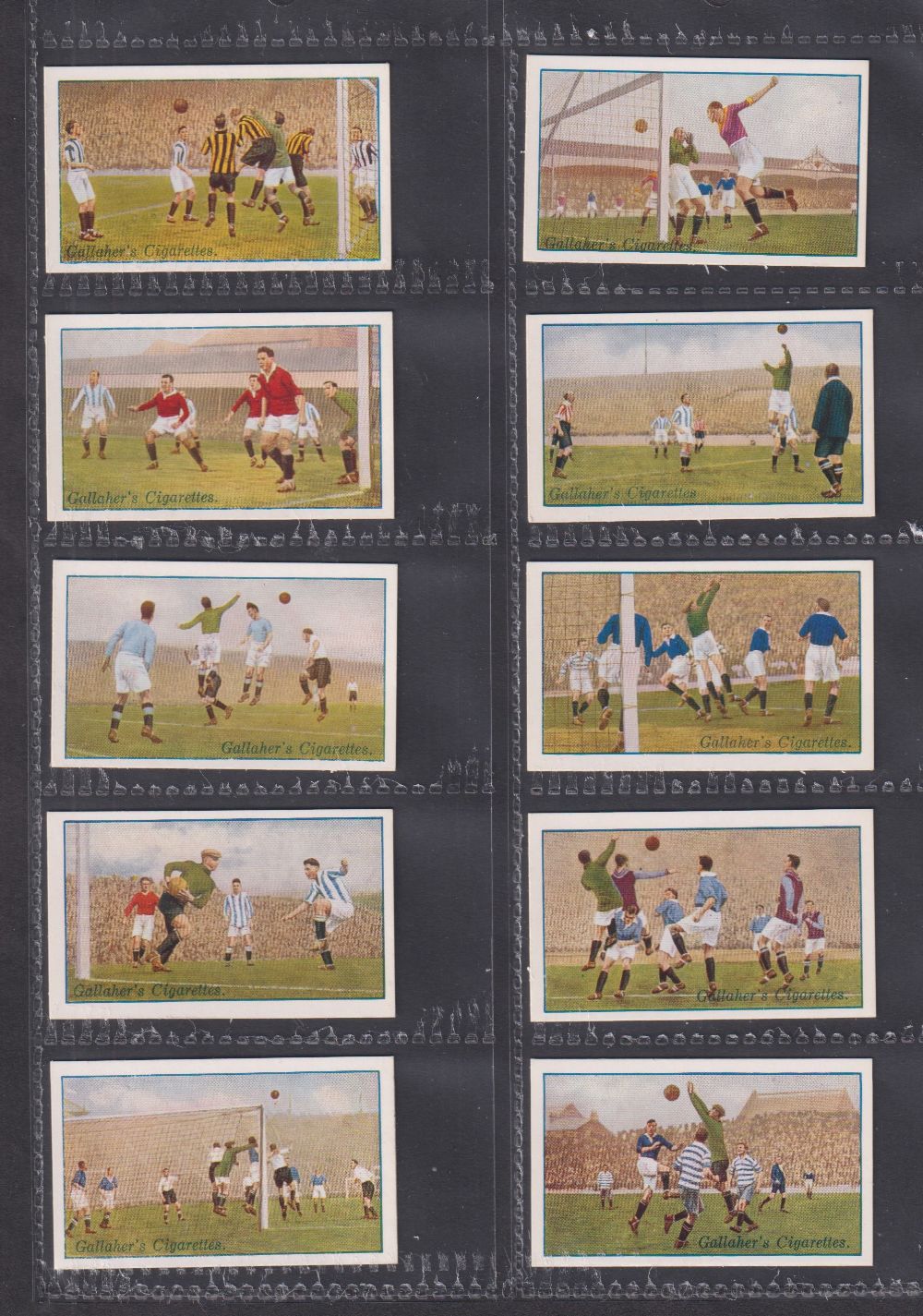 Cigarette cards, Gallaher, Footballers (1-50) (set, 50 cards) (vg)