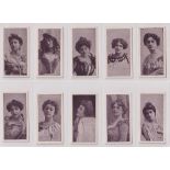 Cigarette cards, Edwards, Ringer & Bigg, Beauties FECKSA (set, 25 cards) (vg)