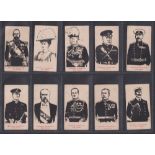 Cigarette cards, Lea, two sets, War Pictures (25 cards, gd/vg) & War Portraits (25 cards, foxing,