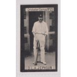 Cigarette card, Clarke's, Cricketer Series, type card, no 25, D. L. A. Jephson, Surrey (gd) (1)