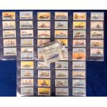 Cigarette & trade cards, two sets, Duncan & Co Evolution of the Steamship (50 cards, fair/vg) &