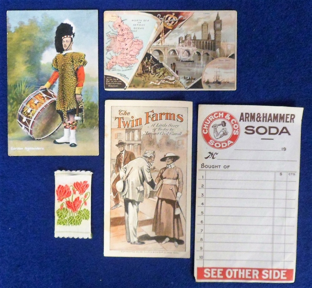 Ephemera, an interesting collection of 100s mixed age items to include advertising (Arbuckle Bros. - Image 2 of 2