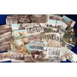 Postcards, a mixed mainly UK topographical and subject mix of approx. 200 cards. Includes RPs of