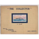 Cigarette cards, 'The Collector Album for Modern Naval Craft', a special album issued by 'The