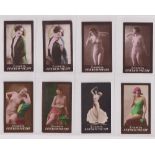 Cigarette cards, Greece, I. P. Mexe, Photo Series, fronts in brown, hand-coloured, nudes,