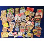 Beer labels, a mixed selection of approx. 145 labels, various shapes, sizes, and brewers,