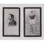 Cigarette cards, Smith's, Champions of Sport (Blue back), two cards, M.A. Holbein & Alfred R. Downer