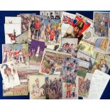 Postcards, Military, a mixed selection of approx. 68 cards published by Gale & Polden from various