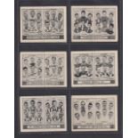 Trade cards, Barratt's, Football Team Folders, Scottish, 6 folders, Motherwell, Partick Thistle,