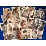 Postcards, Cinema, mixed selection, 70+ cards inc. Trade, Silent Stars selection, Cagney, Brando,