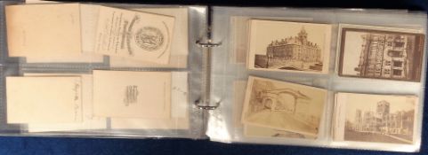 Photographs, approx 125 topographical Cartes de Visite UK and Foreign to include Charterhouse