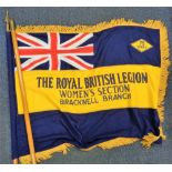 British Legion, a full sized double sided marching banner stating 'Royal British Legion Women's