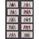 Cigarette cards, Taddy, Heraldry Series (set, 25 cards) (1 with small stain to back, otherwise gd)