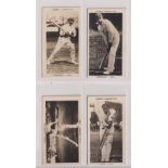 Cigarette cards, Pattreiouex, Famous Cricketers (C1-96, printed backs), 4 cards, nos C60 Seymour,