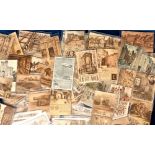 Postcards, an unusual collection of approx. 97 UK topographical and historical cards illustrated