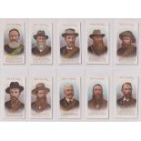 Cigarette cards, Taddy, Boer Leaders (set, 20 cards) (vg)