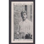 Cigarette card, Gabriel, Cricketers Series, type card, no 12 W.G. Quaife, Warwickshire (gd) (1)