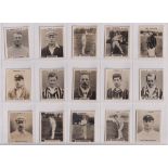 Cigarette cards, Phillips, Cricketers (Pinnace), 'K' size (set, 198 cards plus variation card for no