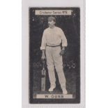 Cigarette card, Clarke's, Cricketer Series, type card, no 8, W. Gunn, Nottingham (gd) (1)