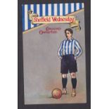 Postcard, Football, Sheffield Wednesday, Valentine's Series art style card (unused, vg) (1)