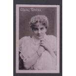 Cigarette card, Gallaher, Stage & Variety Celebrities, type card, Ellaline Terriss, note, spelling