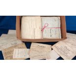 Deeds, Documents, Indentures, Middlesex, approx 150 items of paper and vellum documents 1736-1939