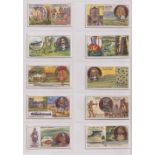 Cigarette cards, Smith's, Battlefields of Great Britain (set, 50 cards, mixed backs) (mostly vg)