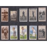 Cigarette cards, Golf, selection of 13 type cards, Marsuma Famous Golfers & Their Strokes (2),