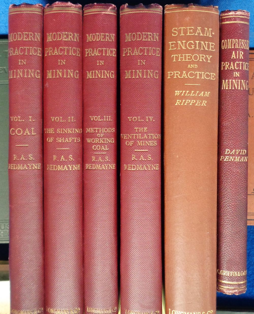 Books, Mining, 11 vintage books to comprise Modern Practice In Mining, R.A.S. Redmayne 4 Vols ( - Image 2 of 2