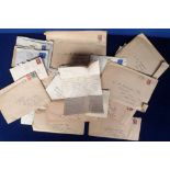 Militaria, correspondence collection to No. 23661477 W.G. Smallwood 1st Division Signals and Elm