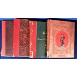 Books, Figaro Illustre, 3 bound volumes 1890, 1894 and 1898 sold together with Album des Messageries