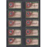 Cigarette cards, Taddy, a collection of 5 sets, Autographs (25 cards), British Medals & Ribbons (
