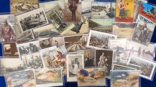 Postcards, Fishing, a fishing and whaling collection of approx. 37 cards, with whaling stations at