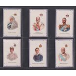 Cigarette cards, Muratti, Crowned Heads, 'M' size (set, 35 cards) (gd/vg)